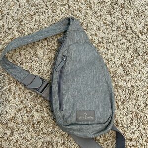 Gray Sling Backpack
